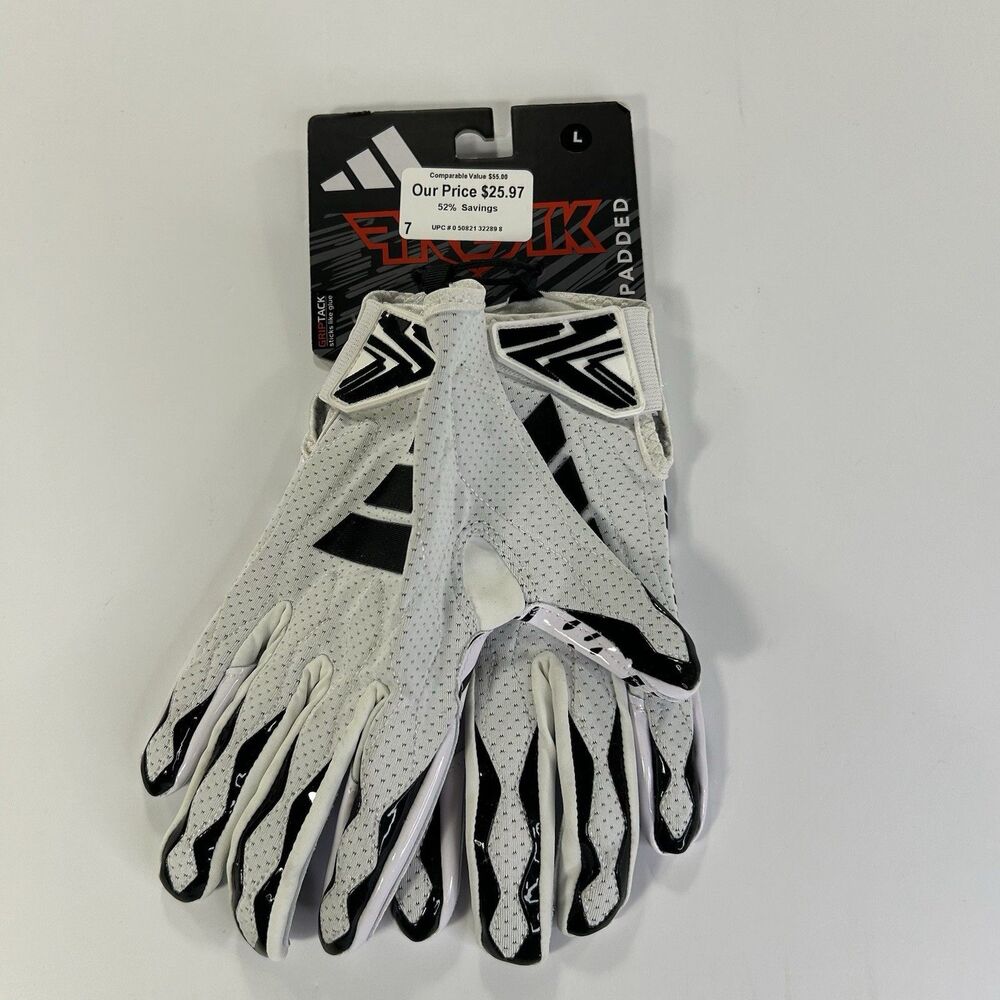 Adidas Freak Football Gloves Adult Large Black GripTack NEW MSRP $55